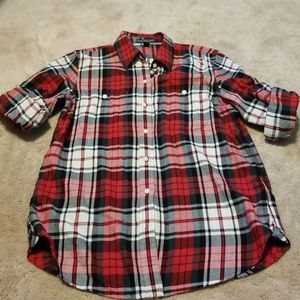Ralph Lauren plaid flannel top